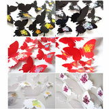 12pcs,Butterfly,Sticker,Design,Decal,Sticker,Decoration