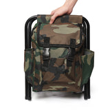 150kg,Oxford,Cloth,Folding,Stool,Multifunctional,Storage,Backpack,Chair,Camping,Hunting,Fishing