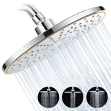 Rainfall,Shower,Large,Pressure,Shower,Polish,Chrome,Finish,Filter