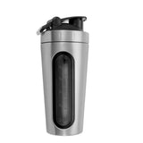 700ml,Stainless,Steel,Protein,Mixed,Shaker,Blender,Water,Bottle,Sport