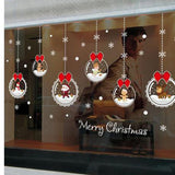 Christmas,Hanging,Balls,Stickers,Decoration,Vinyl,Decals,Window,Removable,Adhesive,Stickers