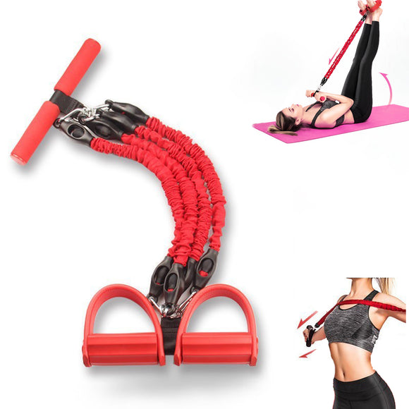 KALOAD,Multifunctional,Pedal,Latex,Bodybuilding,Expander,Abdomen,Waist,Stretching,Slimming,Fitness,Exercise,Tools
