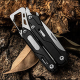 VOLKEN,VK2110A,Multifunctional,Stainless,Steel,Tools,Plier,Cable,Cutter,Folding,Knife,Pliers,Portable,Carabiner,Outdoor,Camping,Hunting