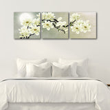 Miico,Painted,Three,Combination,Decorative,Paintings,Botanic,Painting,Decoration