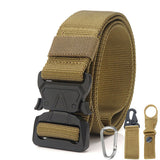 125cm,Men's,1000D,Nylon,Metal,Buckle,Quick,Release,Tactical,Belts,Carabiner,Eagle,Mouth,Buckle,Beverage,Hanging