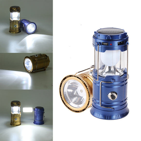 Camping,Solar,Lantern,Rechargeable,Flashlight,Torch