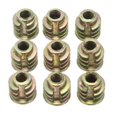 Suleve,M6ZN1,50Pcs,Alloy,Furniture,Socket,Drive,Threaded,Insert