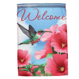 12x18,Welcome,Flags,Garden,Banner,Bird&Flowers,House,Decorations