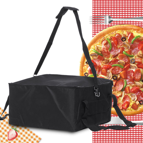 Pizza,Delivery,Insulated,Thermal,Nylon,Holds,Aluminium,Packing