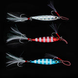 Zanlure,Metal,Fishing,Lures,Spoon,Luminous,Jigging