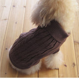 Clothes,Winter,Solid,Sweater,Knitwear,Puppy,Clothes,Coats