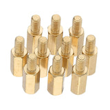 Suleve,M3BH3,100Pcs,Brass,Standoffs,Support,Spacer,Pillar,Board