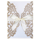 10Pcs,Wedding,Invitation,Greeting,Cards,Laser,Party,Invitations,Brown,Kraft,Inser