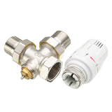 Standard,Thermostatic,Angled,Radiator,Brass,Valve,Temperature,Settings