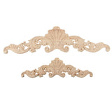 Carving,Applique,Unpainted,Flower,Applique,Carving,Decal,30x8cm,20x5cm