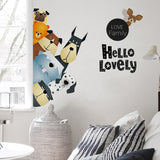 Cartoon,Stickers,Animals,Green,Living,Posted,Children,Paste