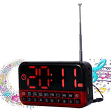 Alarm,Clock,Radio,Digital,Clock,Multifunctional,Timer,Display,Player,Speaker