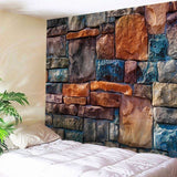 Stone,Brick,Decorative,Tapestry,Hanging,Living,Decor,Bedspread