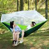 260x140cm,Double,People,Mosquito,Hammock,Camping,Garden,Sleeping,Hanging,Carabiners,Storage