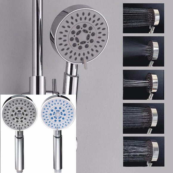 Universal,Function,Showerhead,Chrome,Large,Handset,Shower