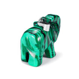 Green,Natural,Elephant,Carved,Decor,Crystal,Craving,Statue,Relax,Decorations