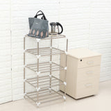 Stainless,Steel,layers,Landing,Storage,Kitchen,Shelf,Arrangement