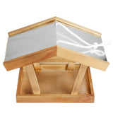 Large,Hanging,Birdhouse,Wooden,Native,Feeder,Kid's,Present,Feeder