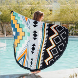 Honana,150cm,Bohemian,Style,Tassel,Beach,Towel,Round,Scarf,Sheet,Tapestry