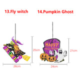Halloween,Spoof,Hanging,Decorations,Pumpkin,Ghost,Skull,Witch,Hanger,Halloween,Supplies