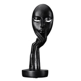 Resin,Modern,Women,Thinker,Statue,Abstract,Sculptures,Characters,Crafts,Handmade,Carving,Ornament,Decorations