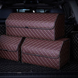 Trunk,Storage,Leather,Folding,Collapsible,Organizer