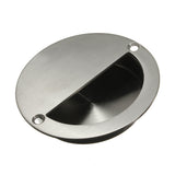 Flush,Recessed,Handle,Stainless,Steel,Circular,Covered,Screws