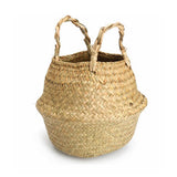 Rattan,Belly,Storage,Baskets,Laundry,Holder,Plants,Flower,Decor