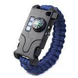 IPRee,Outdoor,Survival,Bracelet,Light,Compass,Whistle,Multifunction