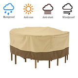 Garden,Round,Waterproof,Table,Cover,Patio,Outdoor,Furniture,Shelter,Protection