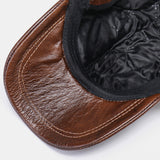 Genuine,Leather,Large,Thickness,Windproof,Protection,Baseball