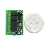 DC12V4CH,Learning,Remote,Control,Switch,Board,Multifunction,433MHz