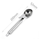 KCASA,Stainless,Steel,Scoop,Spoon,Spherical,Cream,Fruit,Frozen,Yogurt