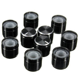 10Pcs,Black,Volume,Control,Knurled,Shaft,Potentiometer,Rotary,Knobs