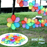 IPRee,Flowers,Colorful,Rainbow,Spinner,Windmill,Lanyard,Flags,Outdoor