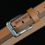 108CM,Leather,Printting,Leisure,Jeans,Waistband,Alloy,Buckle