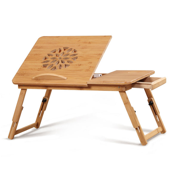 Portable,Folding,Bamboo,Laptop,Table,Office,Stand,Computer,Notebook,Books,Business,Office,Supplies