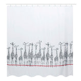 180x180cm,Giraffe,Fabric,Shower,Curtains,Waterproof,Toilet,Cover