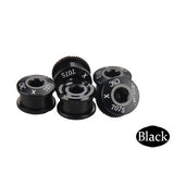 Aluminum,Alloy,Tooth,Screw,Bicycle,Crankset,Double,Chainring