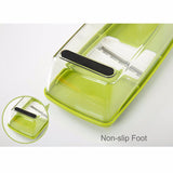 KCASA,Vegetable,Cutter,Container,Adjustable,Mandoline,Slicer,Interchangeable,Blades