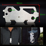 IPRee,Multifunctional,Pocket,Survival,Combination,Screwdriver,Wrench,Opener,Cutter