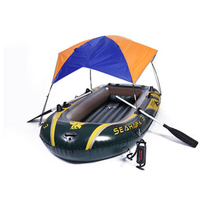 Person,Inflatable,Dinghy,Awning,Fishing,Shade,Cover,Canopy,Folding,Sunshade,Shelter,Accessories