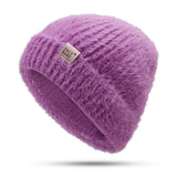 Winter,Cashmere,Beanie,Outdoor,Windproof,Rolled,Skullcap,Women