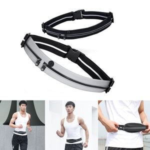 YUNMAI,Waterproof,Waist,Double,Pockets,Reflective,Sport,Running,Headphone,Pouch