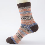 Ethnic,Knitted,Woolen,Socks,Comfortable,Breathable,Stockings